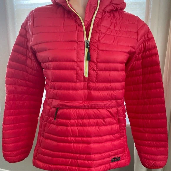 NWOT Stio Women's Vibrant Pink Puffer Down Pullover - Picture 2 of 11